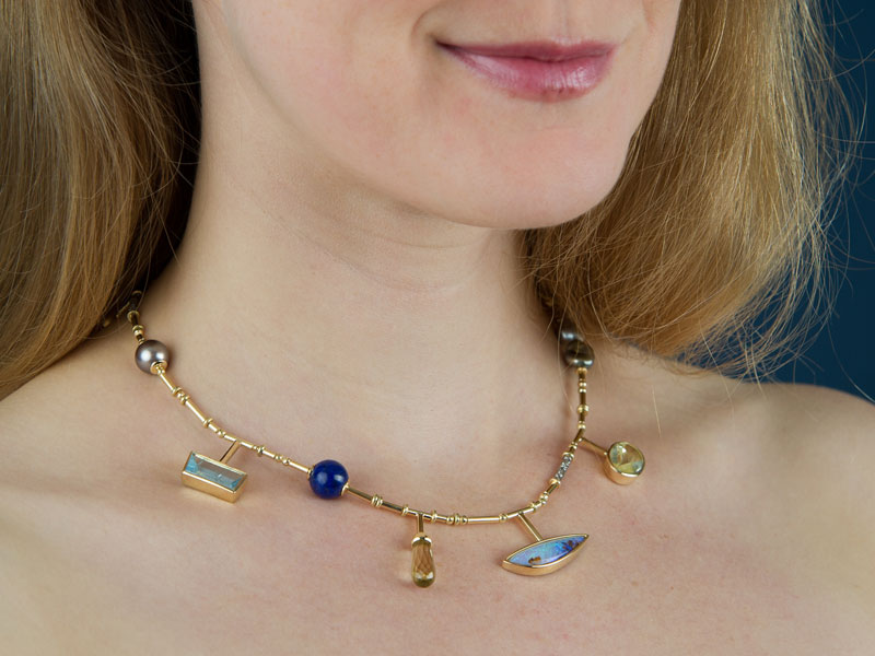 Camille: recycled jewellery necklace, UNIcréa winner